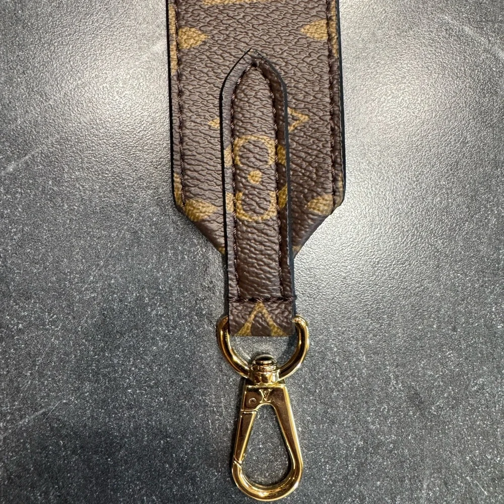 Louis Vuitton Bandouliere Monogram and Black Bag Strap